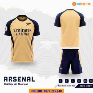 Áo đá banh Clb Arsenal mùa giải 2026-2027 vải thun lạnh