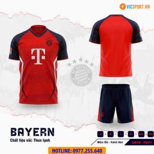 Áo đá banh Clb Bayern mùa giải 2026-2027 vải thun lạnh