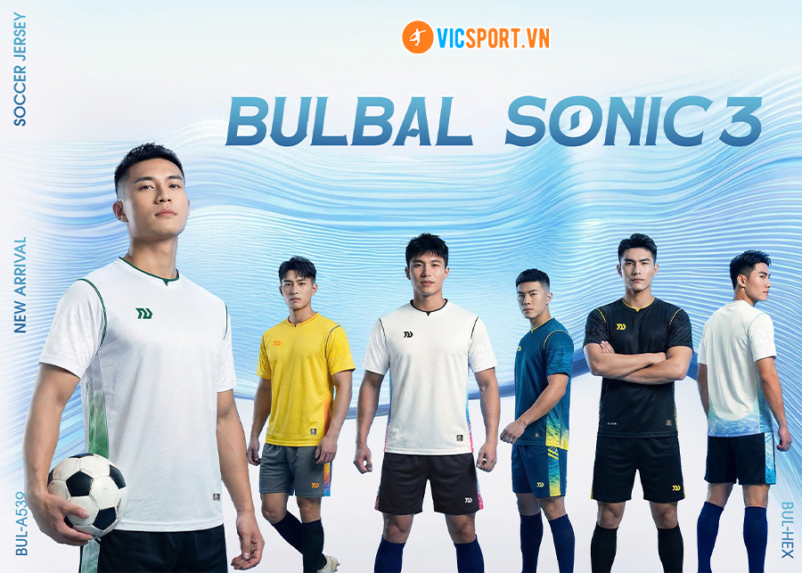 Áo đá banh trẻ em Bulbal Sonic 3 - Hình ảnh 2