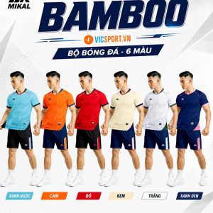 Áo đá banh không logo Mikal Bamboo