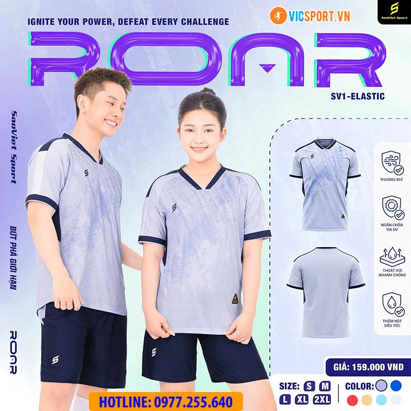 Áo đá banh không logo SV Roar - Hình ảnh 13