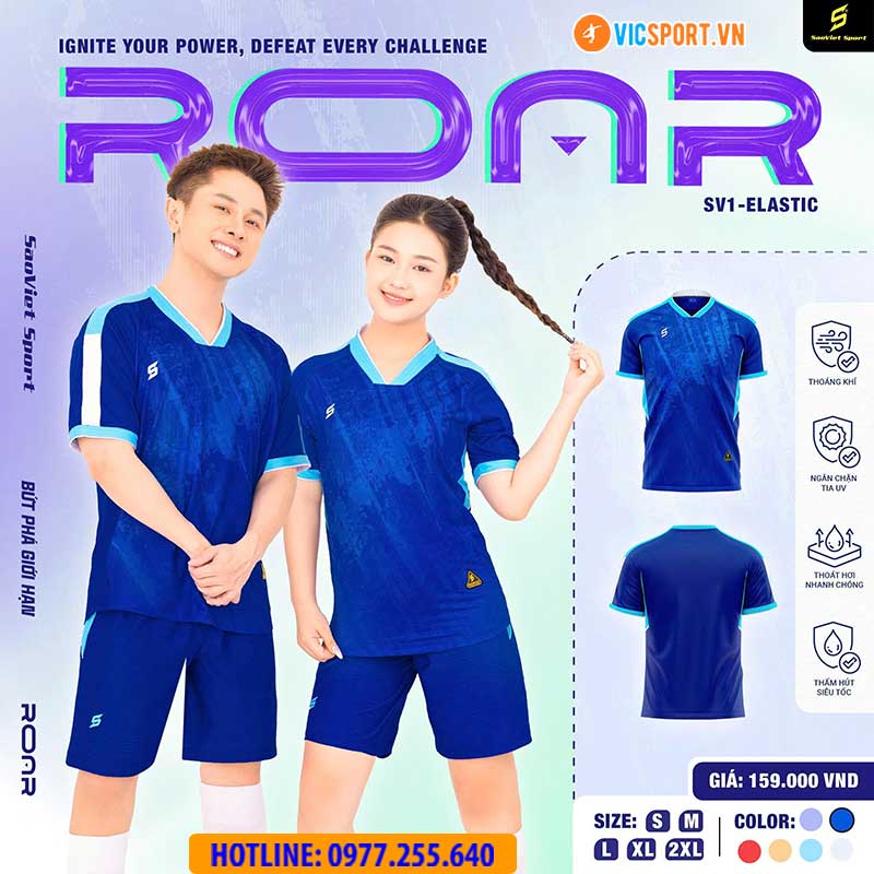 Áo đá banh không logo SV Roar - Hình ảnh 14