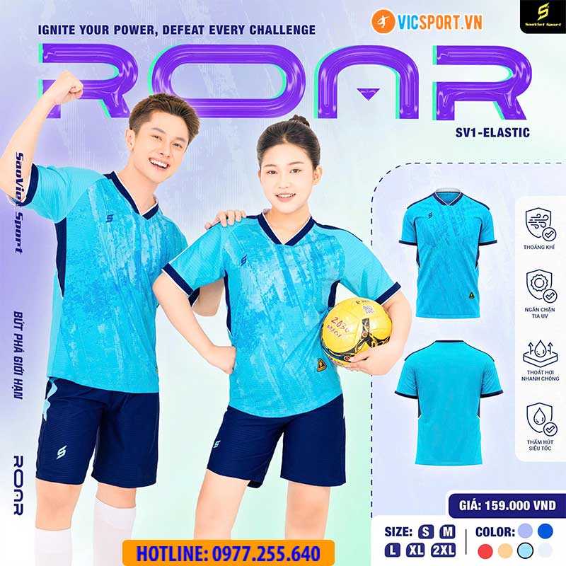 Áo đá banh không logo SV Roar - Hình ảnh 15