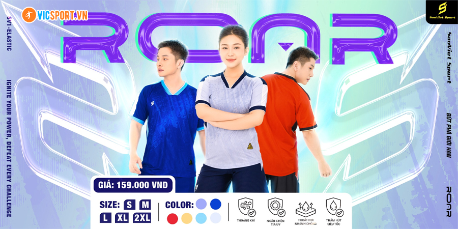 Áo đá banh không logo SV Roar - Hình ảnh 30