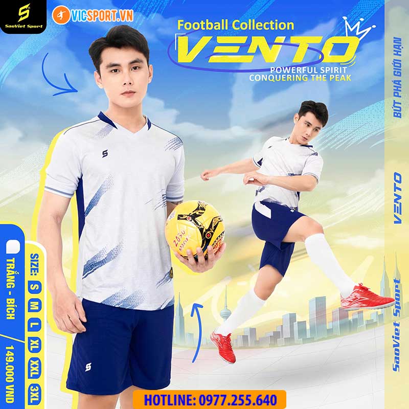 Áo đá banh không logo SV Vento - Hình ảnh 23