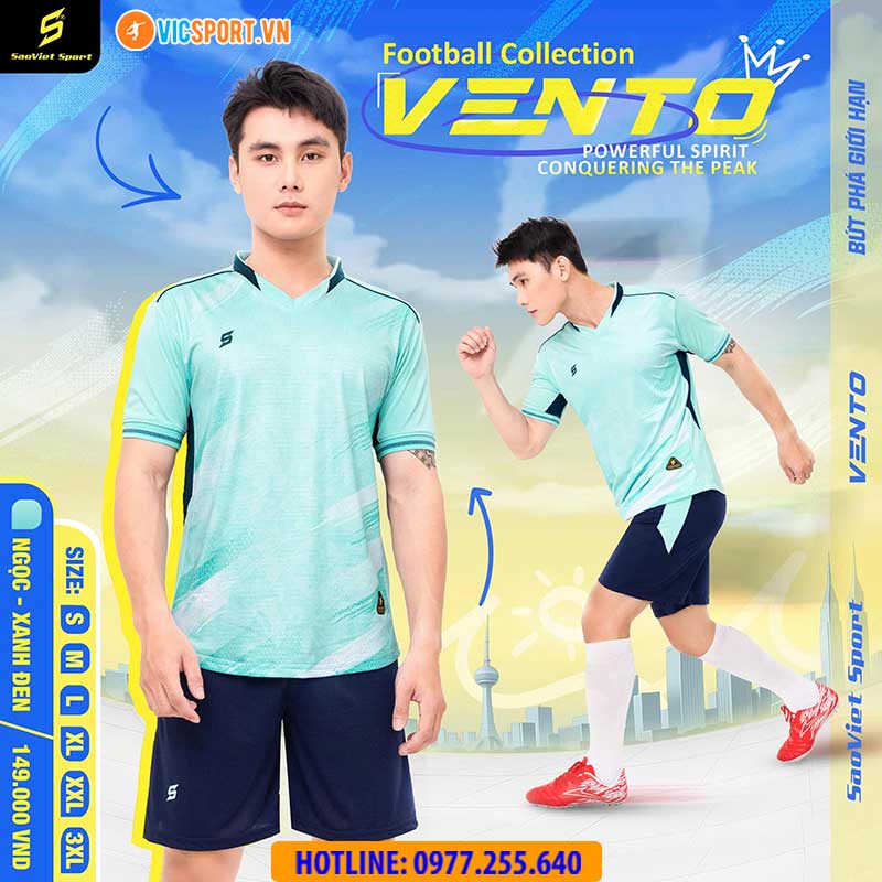 Áo đá banh không logo SV Vento - Hình ảnh 21