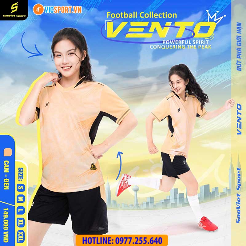 Áo đá banh không logo SV Vento - Hình ảnh 20