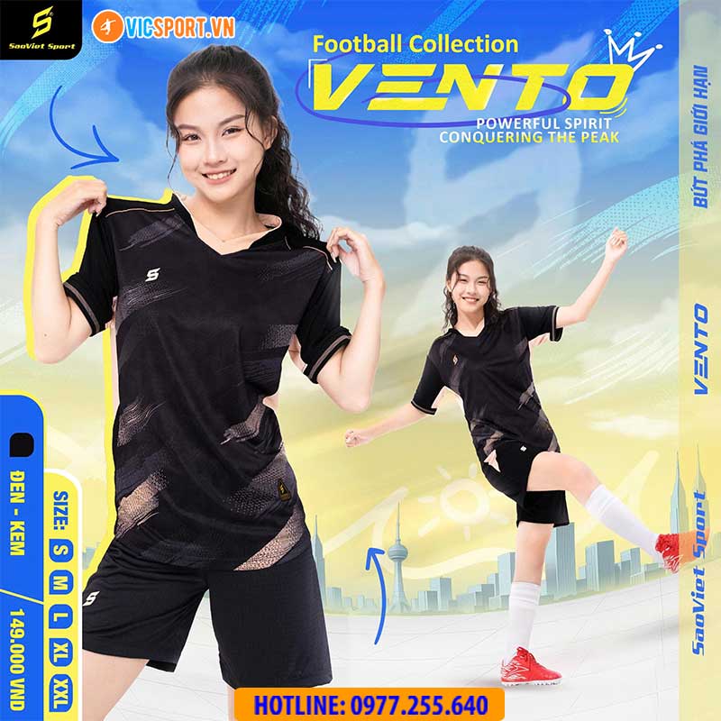 Áo đá banh không logo SV Vento - Hình ảnh 19