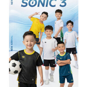 Áo đá banh trẻ em Bulbal Sonic 3