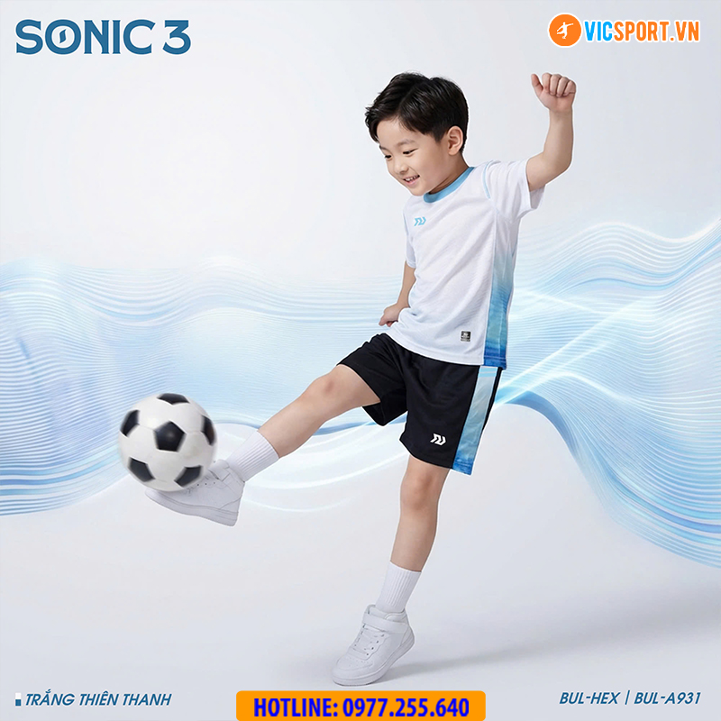 Áo đá banh trẻ em Bulbal Sonic 3 - Hình ảnh 7