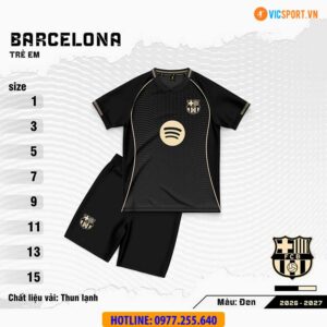 Quần áo đá banh trẻ em Clb Barceclona mùa giải 2026-2027