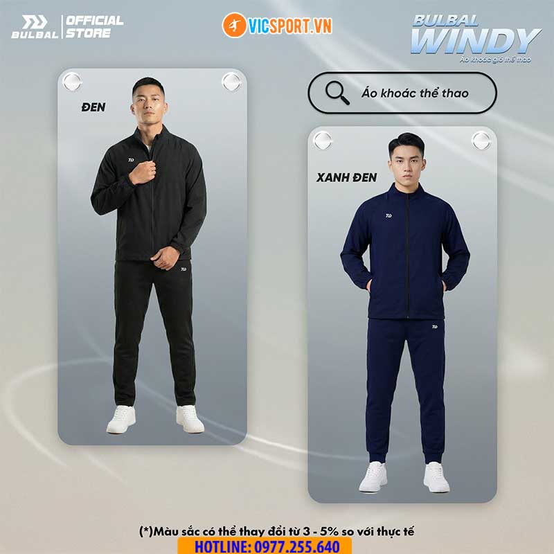 Áo khoác gió thể thao Bulbal Windy - Hình ảnh 27