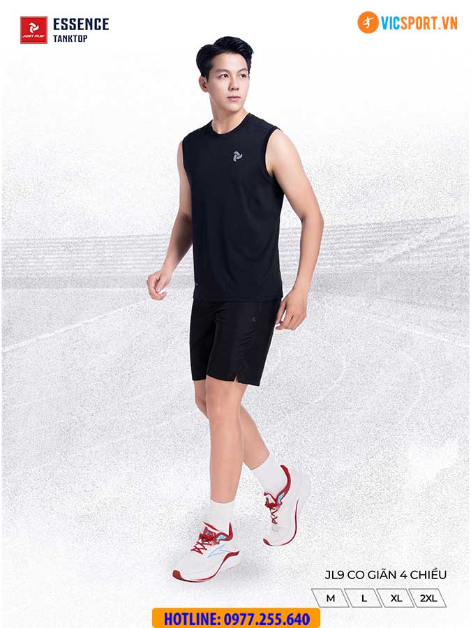 Áo ba lỗ nam Just Play Essence đa năng - Hình ảnh 14