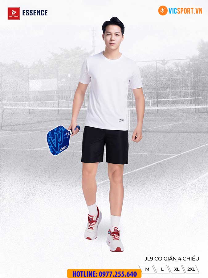 Áo thể thao Just Play Essence nam nữ đa năng - Hình ảnh 24