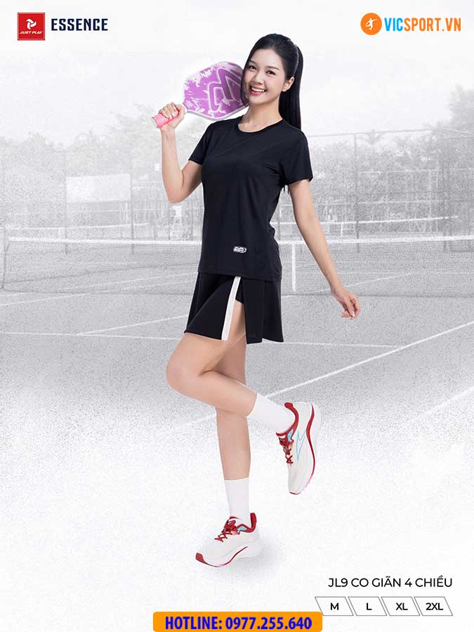 Áo thể thao Just Play Essence nam nữ đa năng - Hình ảnh 14