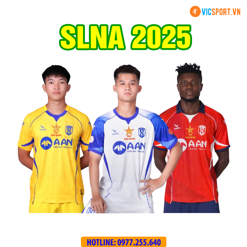 Áo thi đấu Clb Sông Lam Nghệ An năm 2025 (chỉ áo)