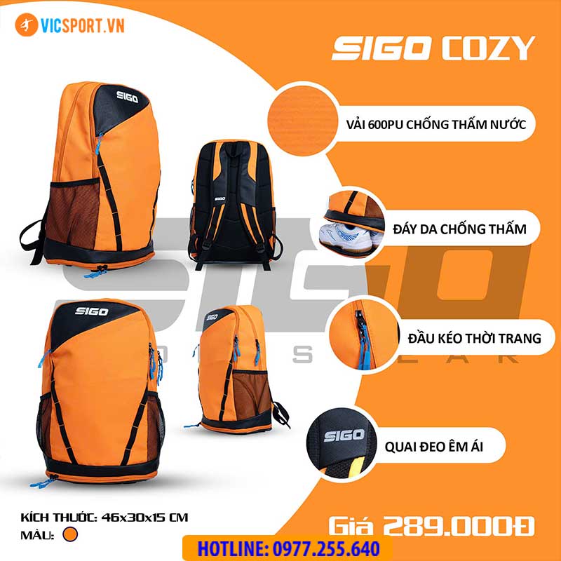 Balo thể thao Sigo Cozy đa năng - Hình ảnh 6