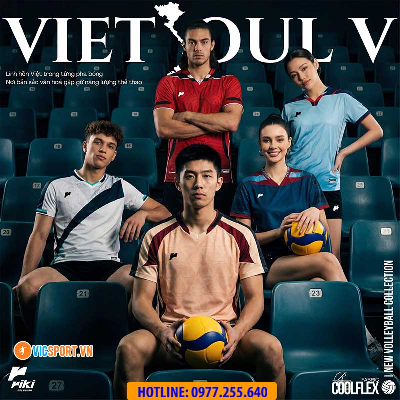 Quần áo bóng chuyền Riki Vietsoul V nam nữ - Hình ảnh 10