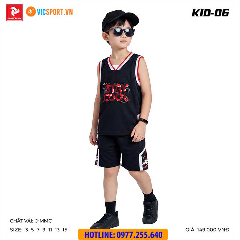 Quần áo thể thao trẻ em JustPlay KID 06 - Hình ảnh 34