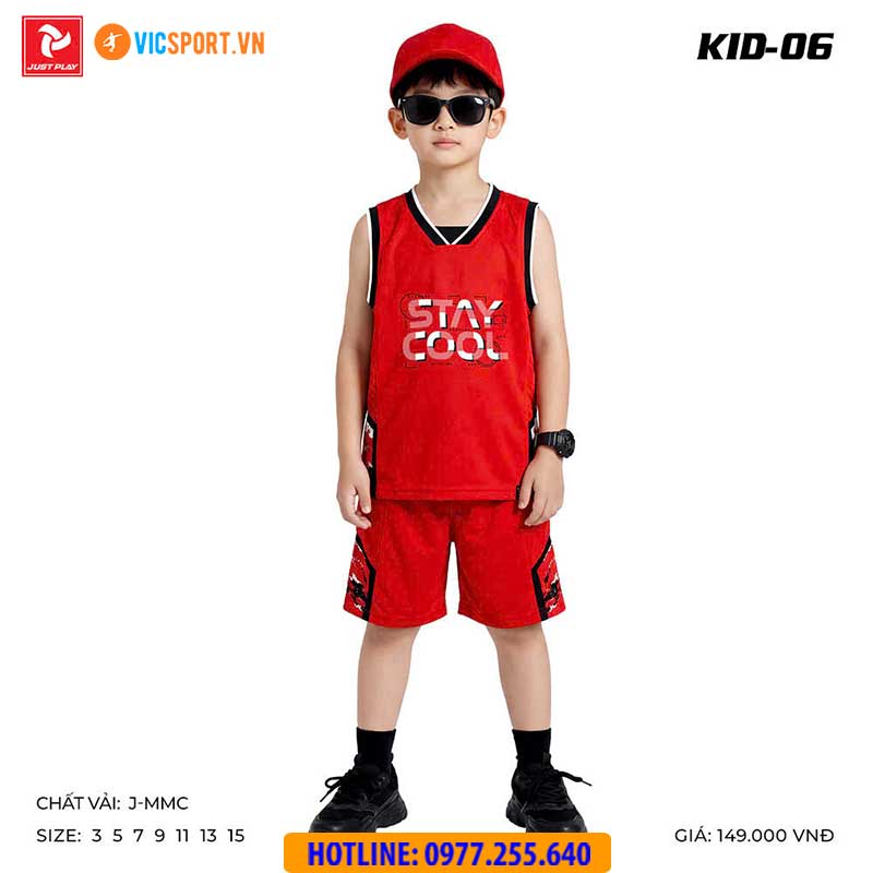 Quần áo thể thao trẻ em JustPlay KID 06 - Hình ảnh 35