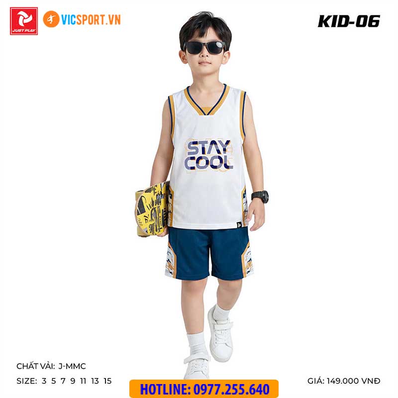 Quần áo thể thao trẻ em JustPlay KID 06 - Hình ảnh 36