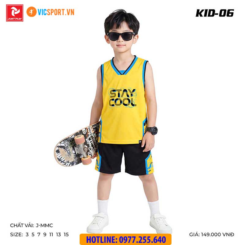 Quần áo thể thao trẻ em JustPlay KID 06 - Hình ảnh 37