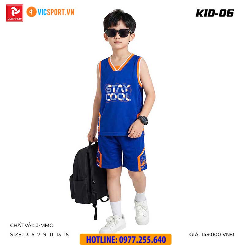 Quần áo thể thao trẻ em JustPlay KID 06 - Hình ảnh 38