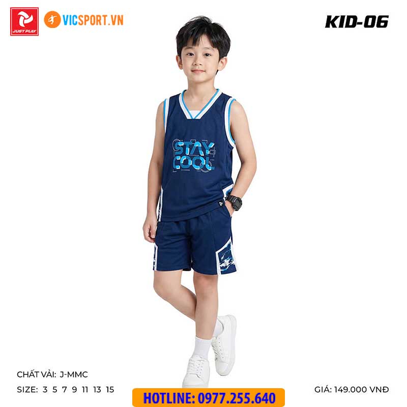Quần áo thể thao trẻ em JustPlay KID 06 - Hình ảnh 39