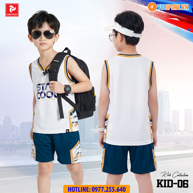 Quần áo thể thao trẻ em JustPlay KID 06 - Hình ảnh 18