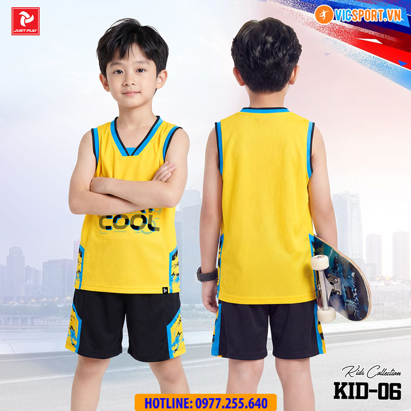 Quần áo thể thao trẻ em JustPlay KID 06 - Hình ảnh 19