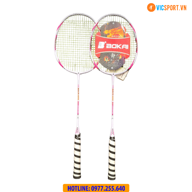Cặp vợt cầu lông Bokai 910 đan sẵn - Hình ảnh 7