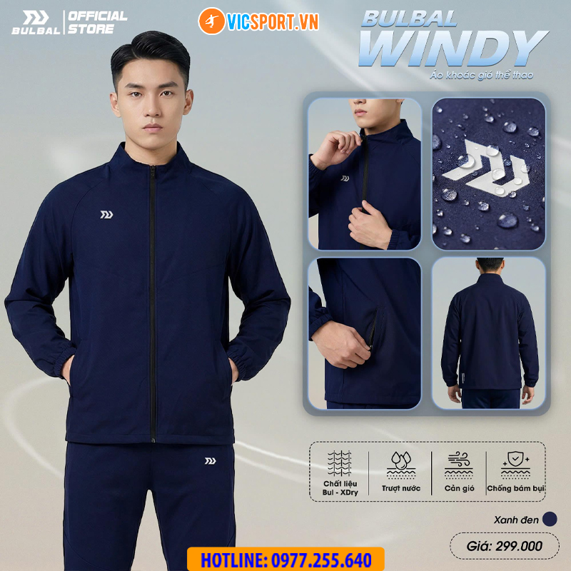 Áo khoác gió thể thao Bulbal Windy - Hình ảnh 7