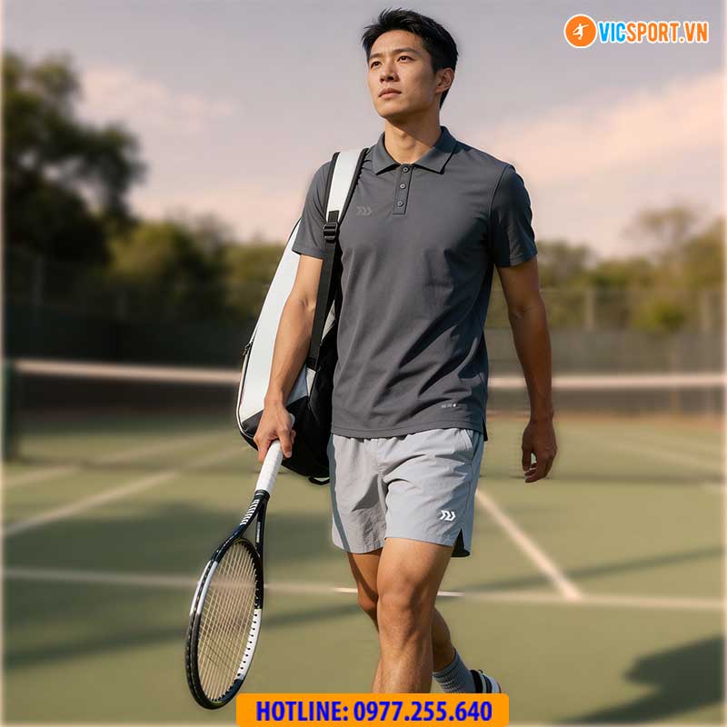 Quần đùi thể thao Just Play MS4 vải dù - Hình ảnh 25