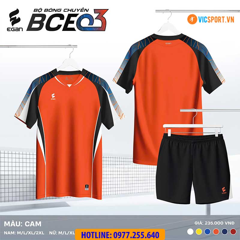 Quần áo bóng chuyền Egan BCE03 nam nữ - Hình ảnh 8