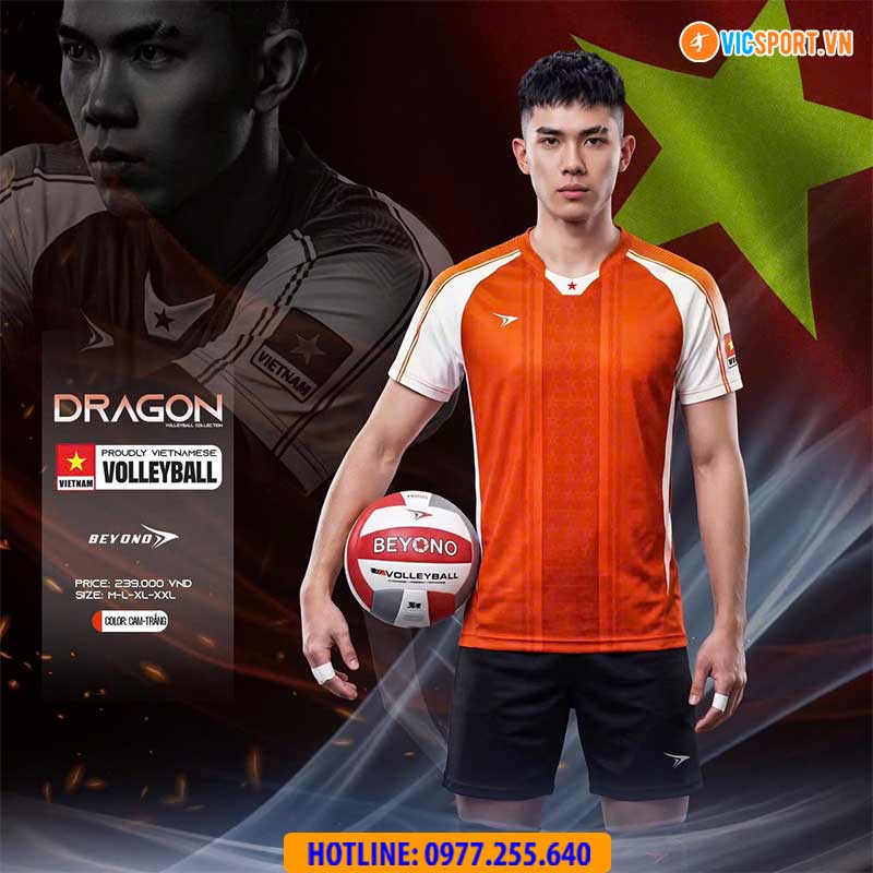 Quần áo bóng chuyền Beyono Dragon nam nữ - Hình ảnh 9