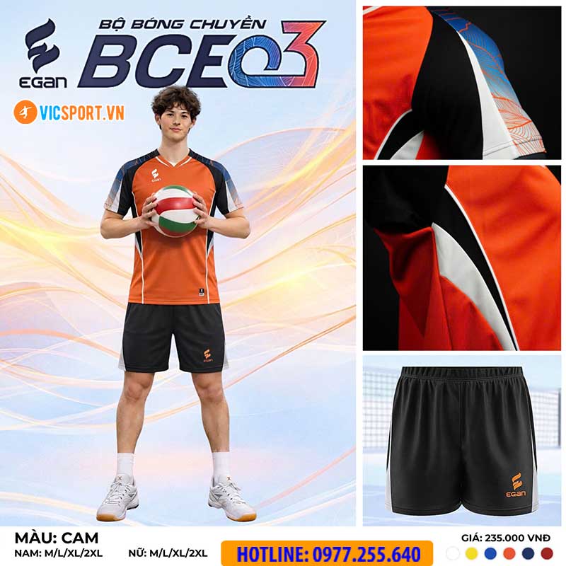 Quần áo bóng chuyền Egan BCE03 nam nữ - Hình ảnh 21