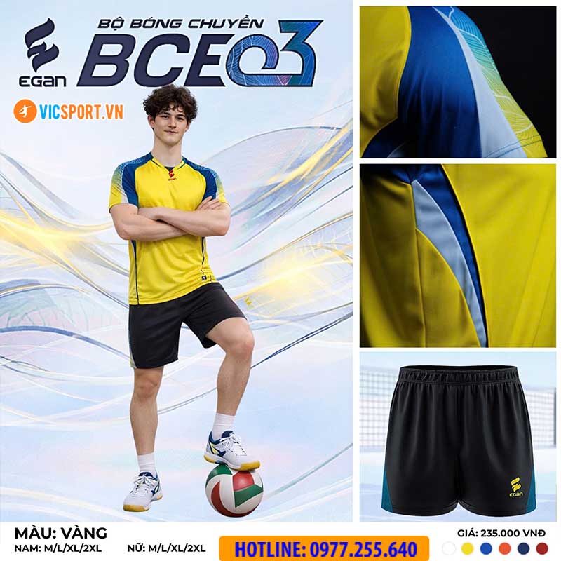 Quần áo bóng chuyền Egan BCE03 nam nữ - Hình ảnh 24