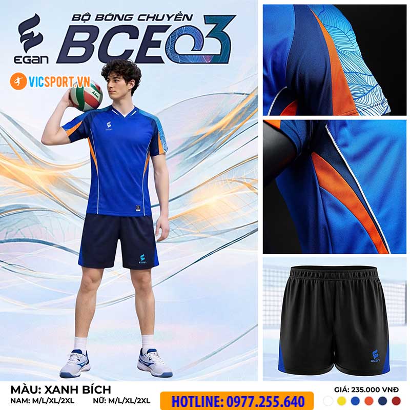 Quần áo bóng chuyền Egan BCE03 nam nữ - Hình ảnh 25