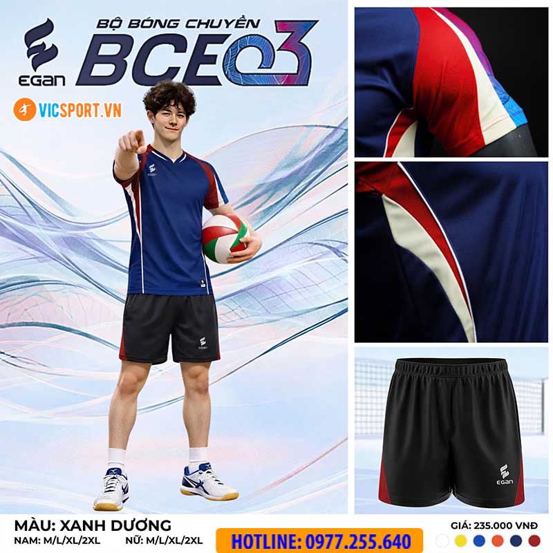Quần áo bóng chuyền Egan BCE03 nam nữ - Hình ảnh 26