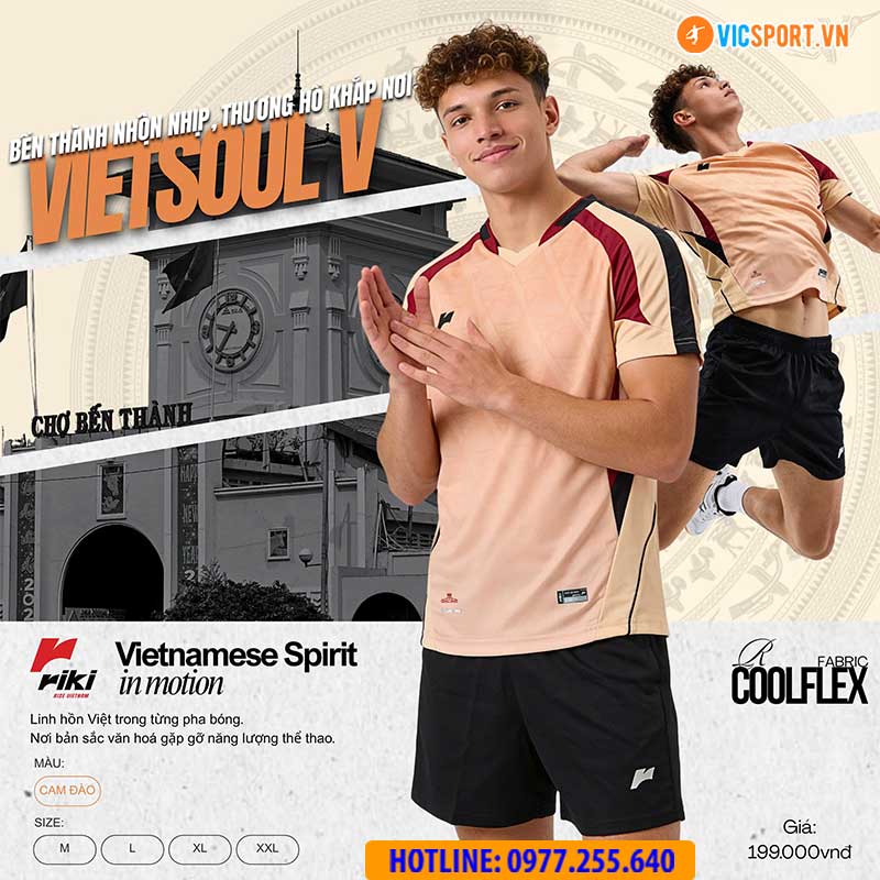 Quần áo bóng chuyền Riki Vietsoul V nam nữ - Hình ảnh 14