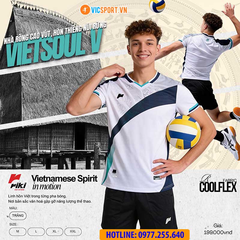 Quần áo bóng chuyền Riki Vietsoul V nam nữ - Hình ảnh 18