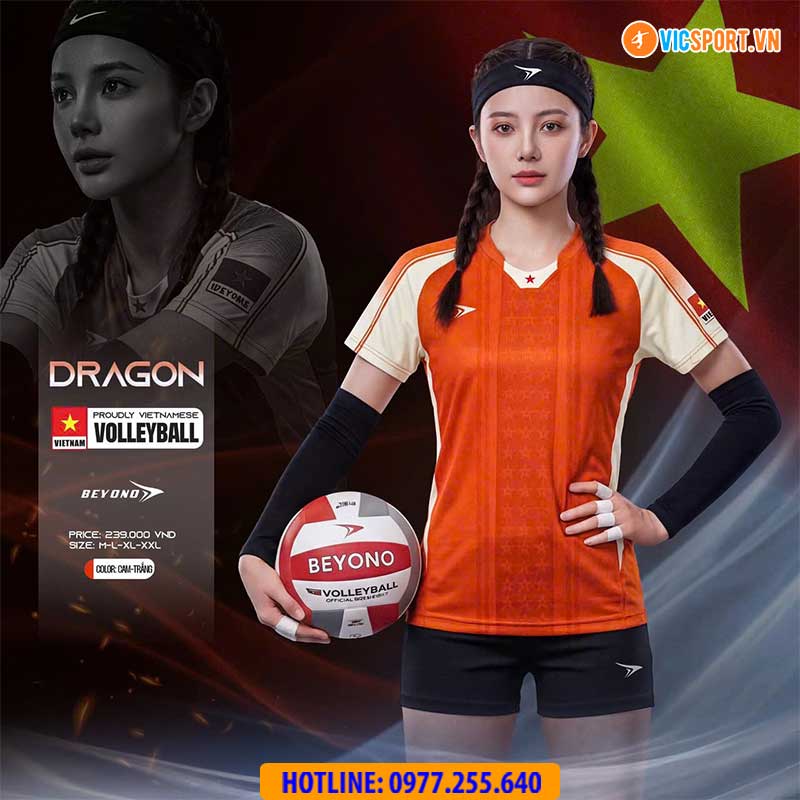 Quần áo bóng chuyền Beyono Dragon nam nữ - Hình ảnh 12