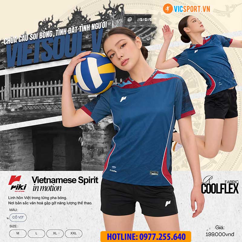 Quần áo bóng chuyền Riki Vietsoul V nam nữ - Hình ảnh 21