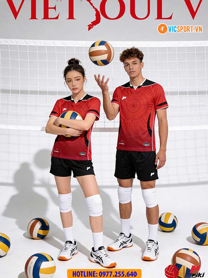 Quần áo bóng chuyền Riki Vietsoul V nam nữ - Hình ảnh 27