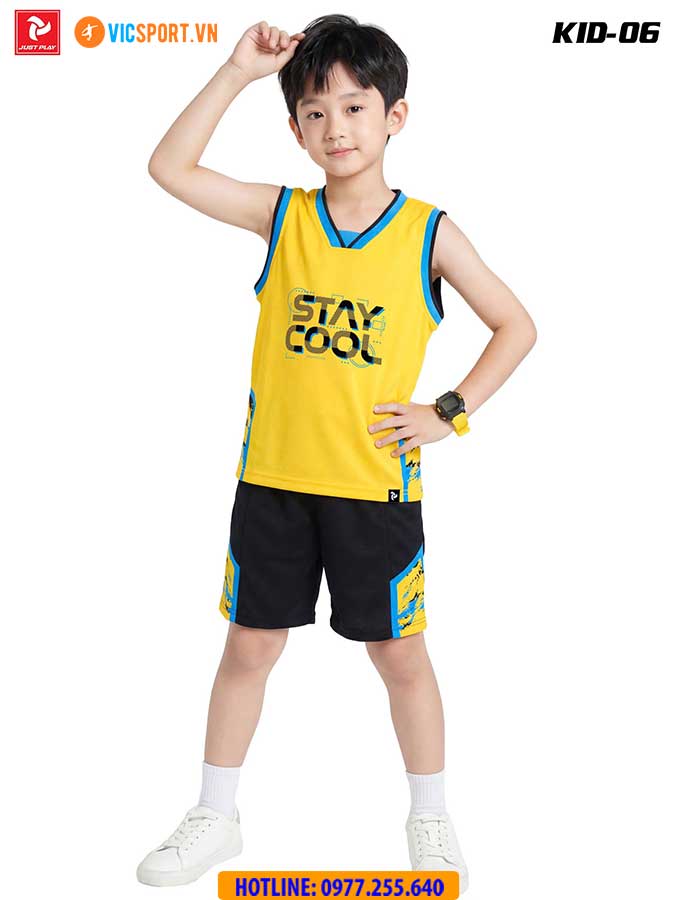 Quần áo thể thao trẻ em JustPlay KID 06 - Hình ảnh 50