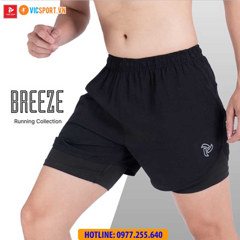 Quần đùi nam Just Play Breeze 2 lớp - Hình ảnh 18