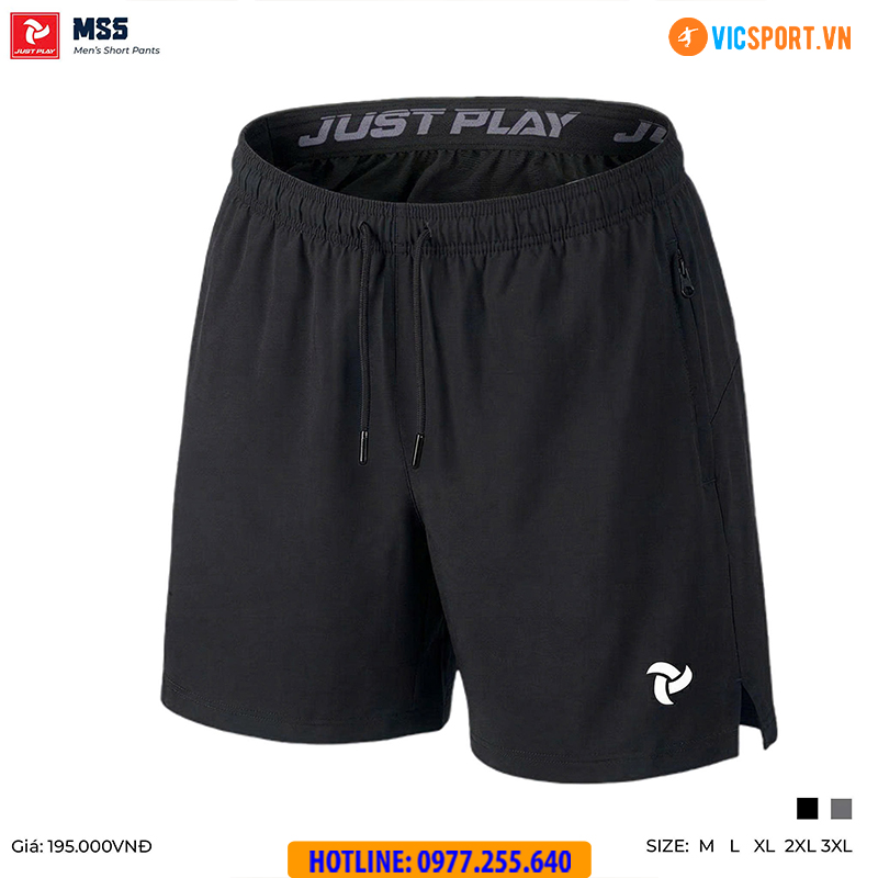 Quần đùi thể thao Just Play MS5 vải dù - Hình ảnh 14