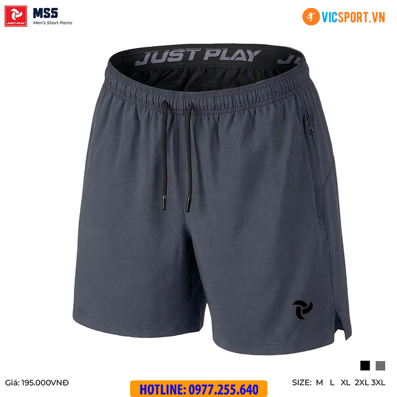 Quần đùi thể thao Just Play MS5 vải dù - Hình ảnh 15