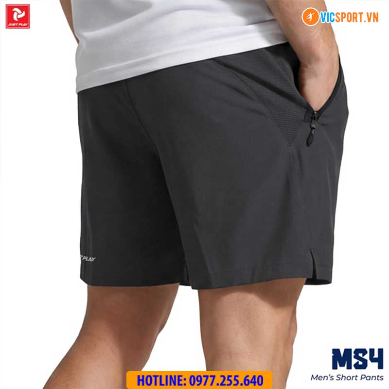 Quần đùi thể thao Just Play MS4 vải dù - Hình ảnh 17