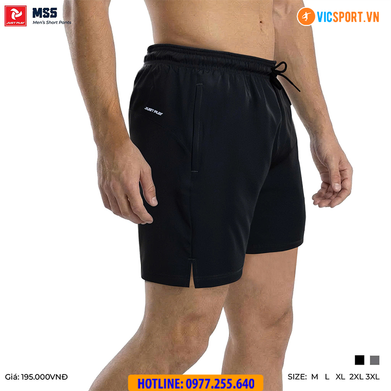 Quần đùi thể thao Just Play MS5 vải dù - Hình ảnh 16